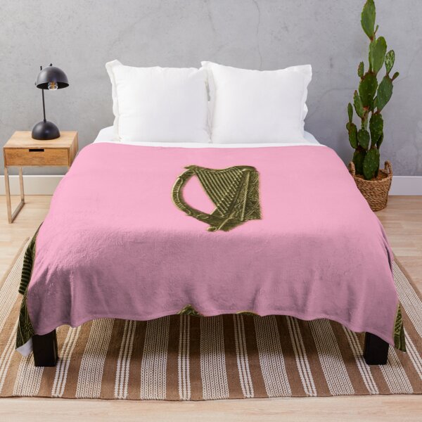 Item preview, The Pink Golden Irish Celtic Harp designed and sold by articlave.