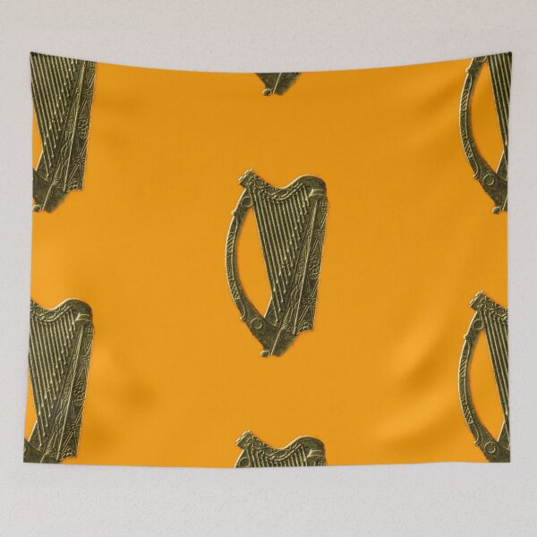 Item preview, The Orange Golden Irish Celtic Harp designed and sold by articlave.