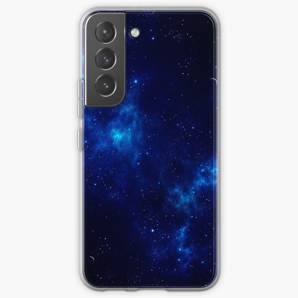 Deep Space Galaxy Dark Blue iPhone & Samsung Phone Case Samsung Galaxy Soft Case