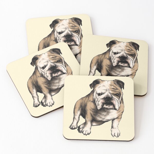 Item preview, Bulldog Animal Portrait designed and sold by MMMSdesigns.
