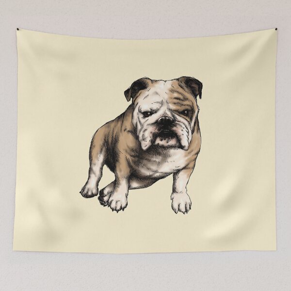 Item preview, Bulldog Animal Portrait designed and sold by MMMSdesigns.