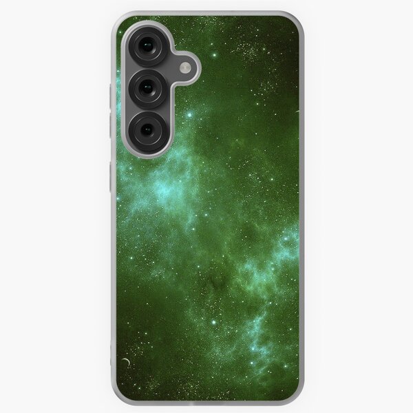 Item preview, Deep Space Galaxy Green iPhone & Samsung Phone Case designed and sold by joethecannon.