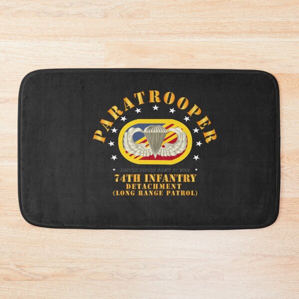 Item preview, SOF - 74th Inf Det Oval w Paratrooper designed and sold by Military Insignia Products.