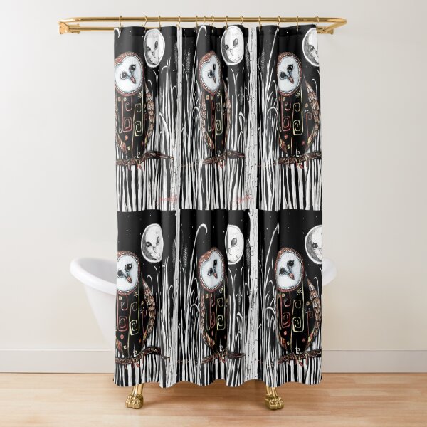 Relecting wisdom Shower Curtain