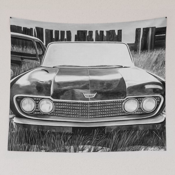 Item preview, 60 Ford Fairlane - Black and White designed and sold by twsmith.