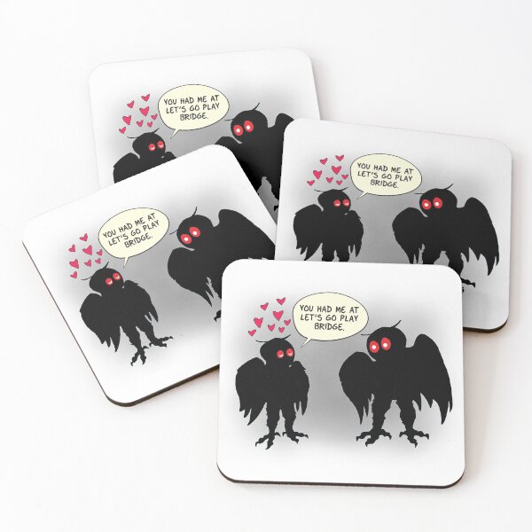 Item preview, Mothman Says Let’s Play Bridge designed and sold by divebargraphics.