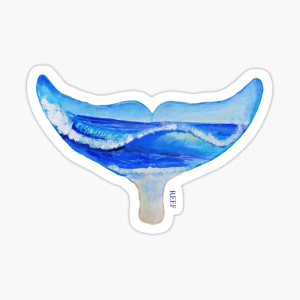 Reef Painted Flukes Sticker