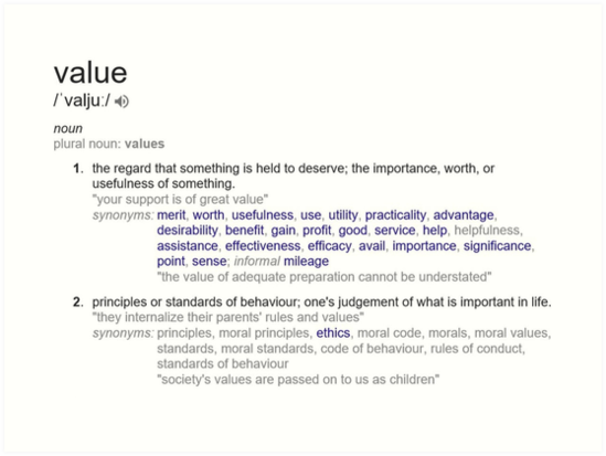 What Does Value Mean In Art Terms