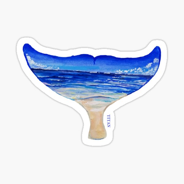 Titan Painted Flukes Sticker
