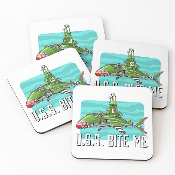 Item preview, U.S.S. BITE ME designed and sold by Smart Aleck Art.