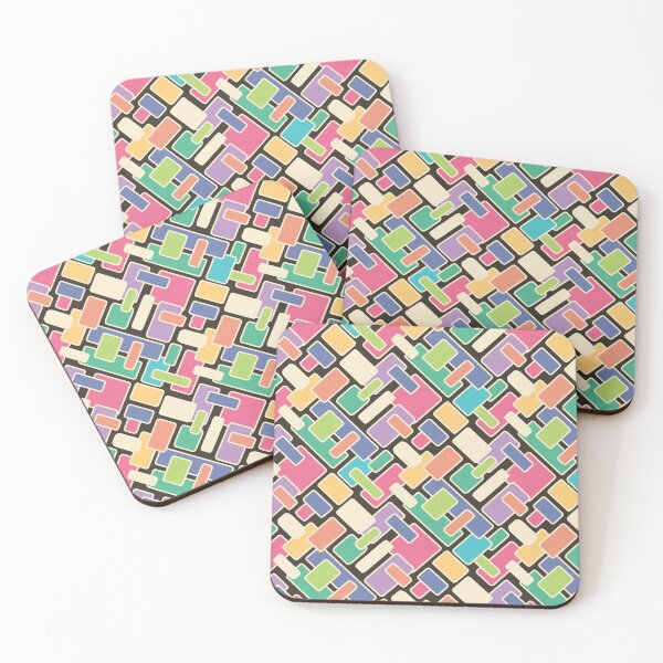 Item preview, Retro Rectangles - Jelly Beans designed and sold by Wendi Moore.