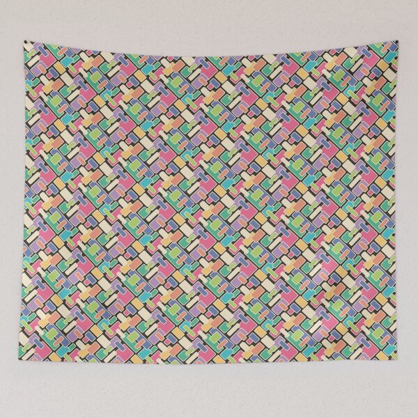 Item preview, Retro Rectangles - Jelly Beans designed and sold by Wendi Moore.