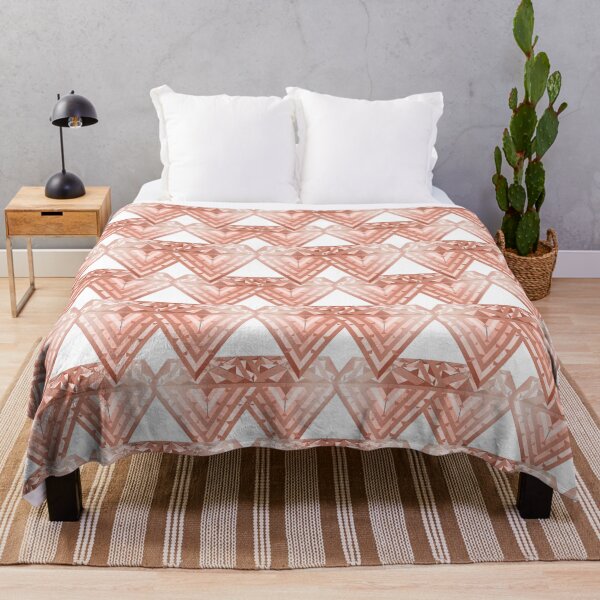 Item preview, Copper bright diamond triangles pattern designed and sold by wagnerps.