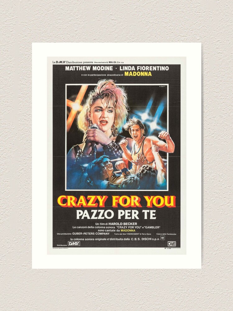 Vision Quest Italian Poster Art Print By Cuttintees Redbubble