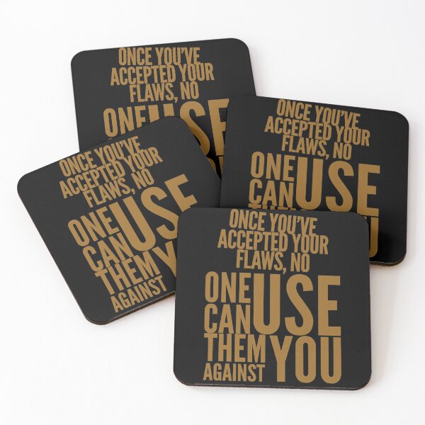 Item preview, Once you’ve accepted your flaws no one can use them against you  designed and sold by Kerry Pritchard.