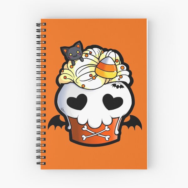 Item preview, Halloween Skull Cupcake designed and sold by YamPuff.