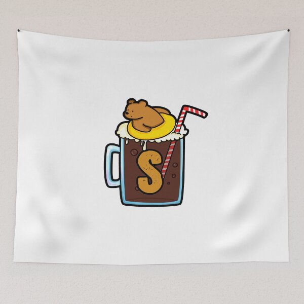 Item preview, Alphabet Letter S Cute Root Bear Float     designed and sold by kidsmonogram.