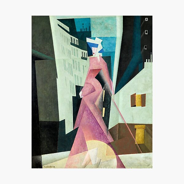 Item preview, The Lady in Mauve 1922 by Lyonel Feininger designed and sold by chillchar1234.