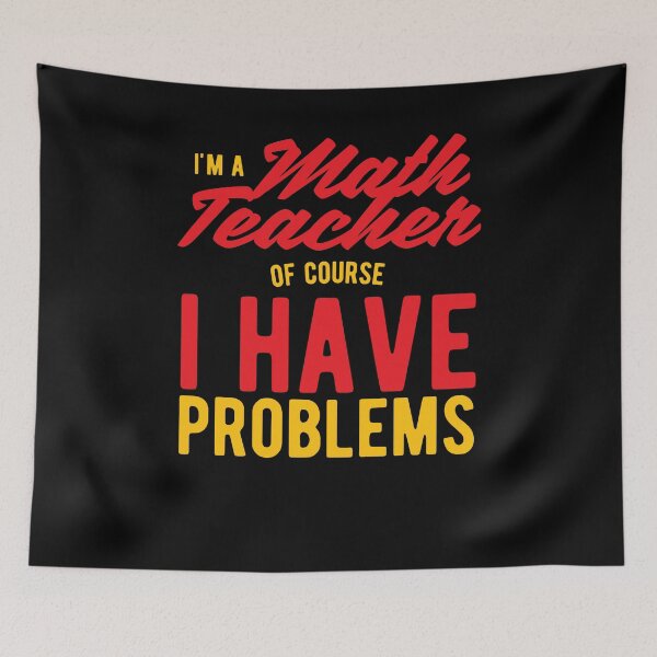 Item preview, Math Teacher Best Funny Math Saying designed and sold by onicon.
