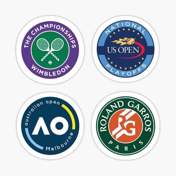 4 in 1 Grand Slam Circles Sticker