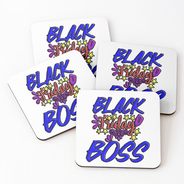 Item preview, Black Friday Boss : Colorful Artistic Typography design designed and sold by Department61.