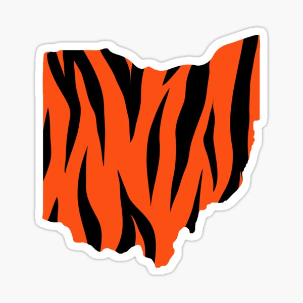 Through Great Logo Spread Body Striped Circle Cincinnati Bengals