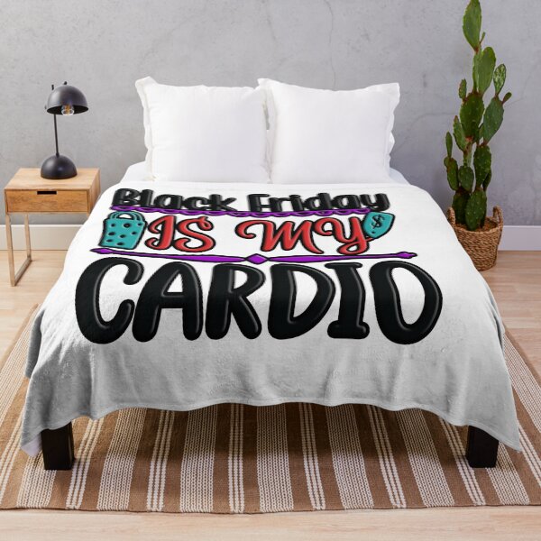 Item preview,  Black Friday is my Cardio : Colorful Artistic Typography design designed and sold by Department61.