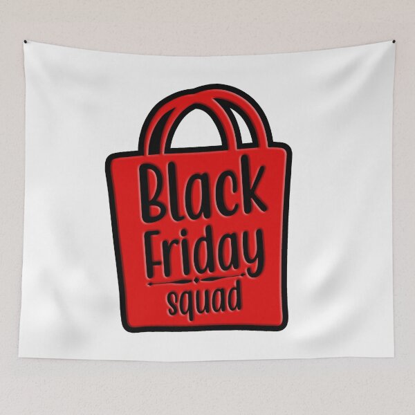 Item preview,  Black Friday Squad (2): Colorful Artistic Typography design designed and sold by Department61.