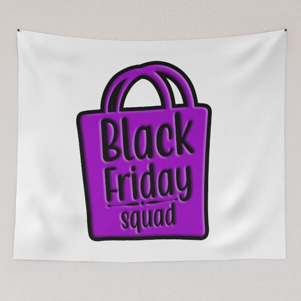 Item preview,  Black Friday Squad (3): Colorful Artistic Typography design designed and sold by Department61.