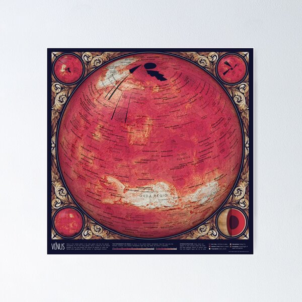 Item preview, A Map of Venus designed and sold by EleanorLutz.