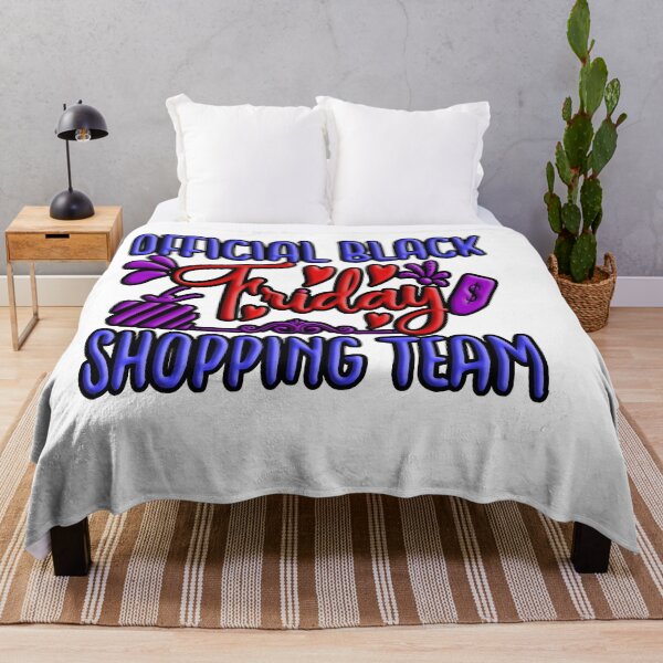 Item preview, Official Black Friday Shopping Team: Colorful Artistic Typography design designed and sold by Department61.