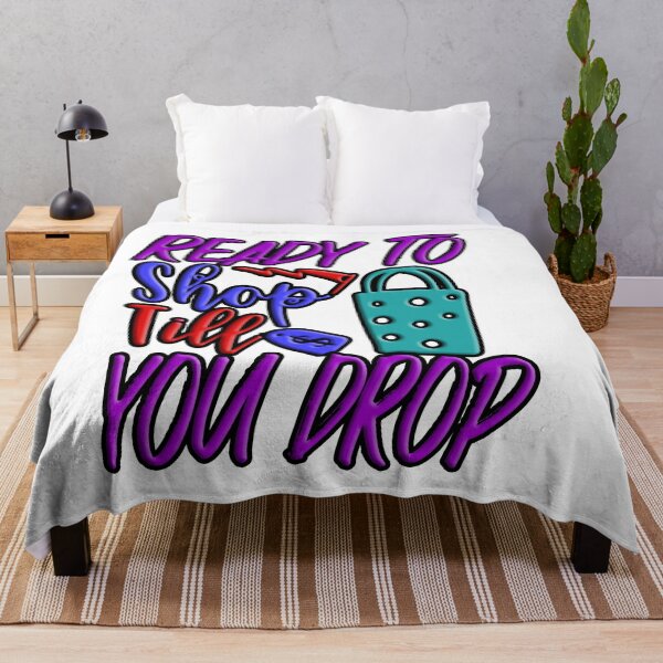 Item preview, Ready to Shop Till You Drop : Colorful Artistic Typography design designed and sold by Department61.