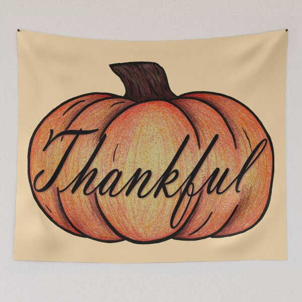 Item preview, Thankful Pumpkin designed and sold by Amber Ryder.