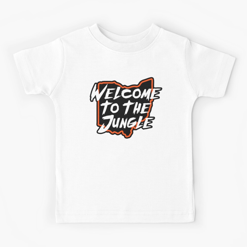 KFig21 Welcome to The Jungle - Black Kids T-Shirt