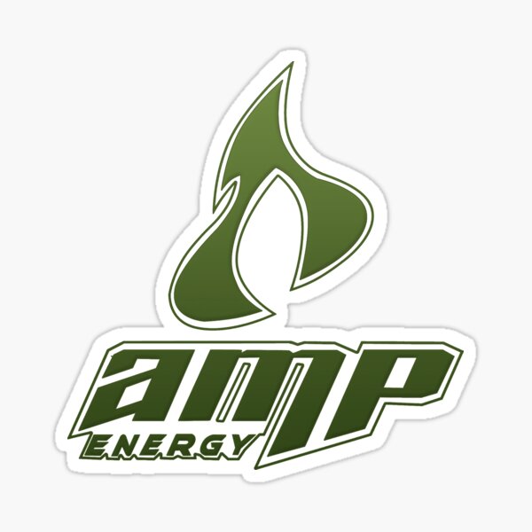 Amp Energy Stickers Redbubble