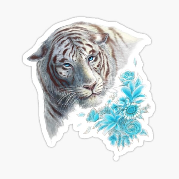 Platinum Tiger Sticker
