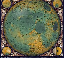 A Topographic Map of the Moon by Eleanor Lutz