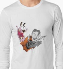 Camiseta de manga larga TV estática