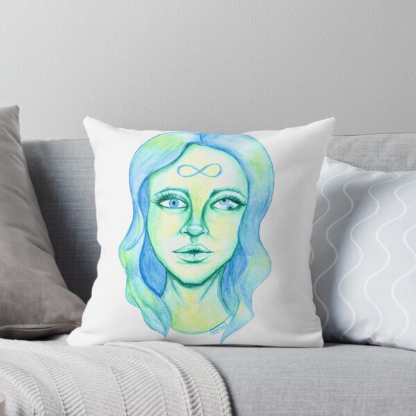 Aperçu de l'œuvre Cheveux bleus, peau verte créée et vendue par Leanore.