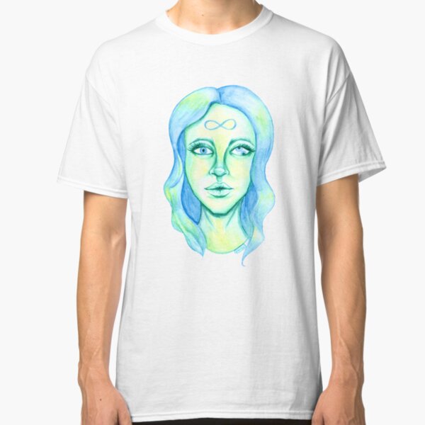 Blue Hair, Green Skin Classic T-Shirt