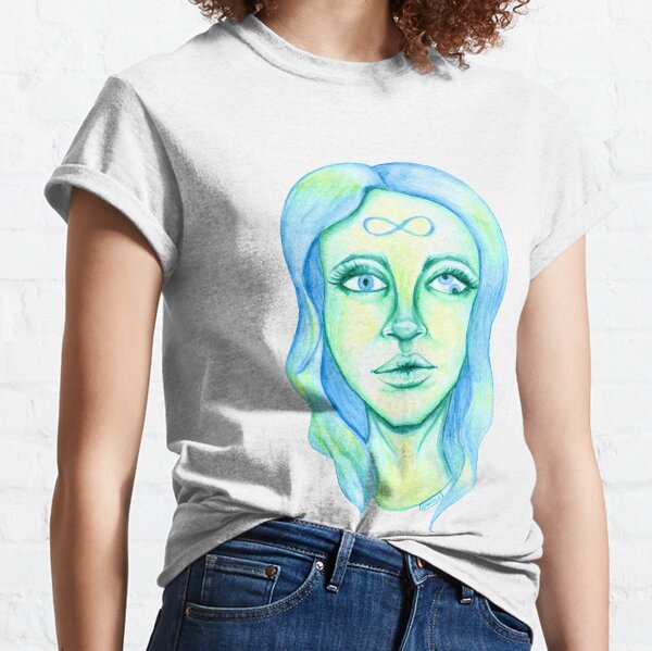 Blue Hair, Green Skin Classic T-Shirt