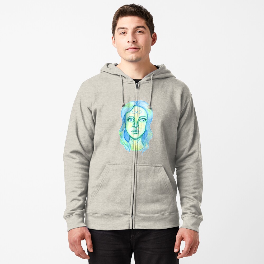 Item preview, Zipped Hoodie designed and sold by Leanore.