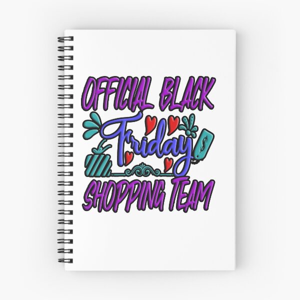 Item preview,  Official Black Friday Shopping Team (2) : Colorful Artistic Typography design designed and sold by Department61.