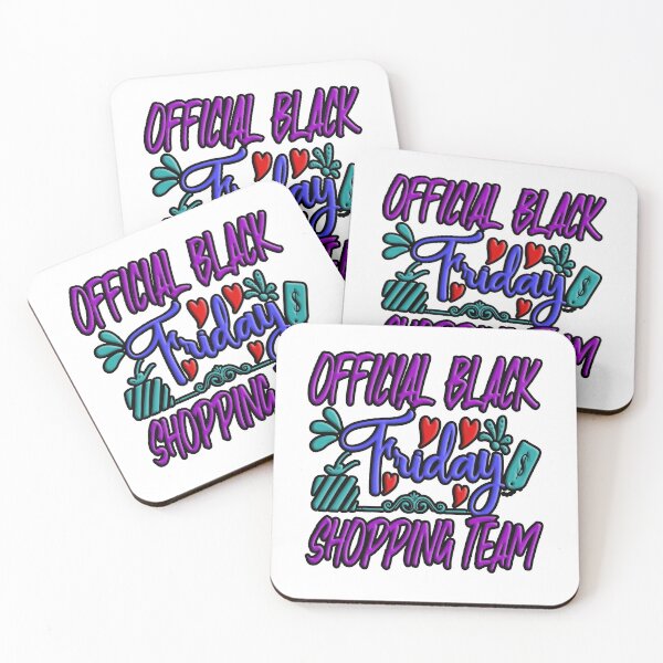 Item preview,  Official Black Friday Shopping Team (2) : Colorful Artistic Typography design designed and sold by Department61.