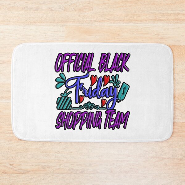 Item preview,  Official Black Friday Shopping Team (2) : Colorful Artistic Typography design designed and sold by Department61.