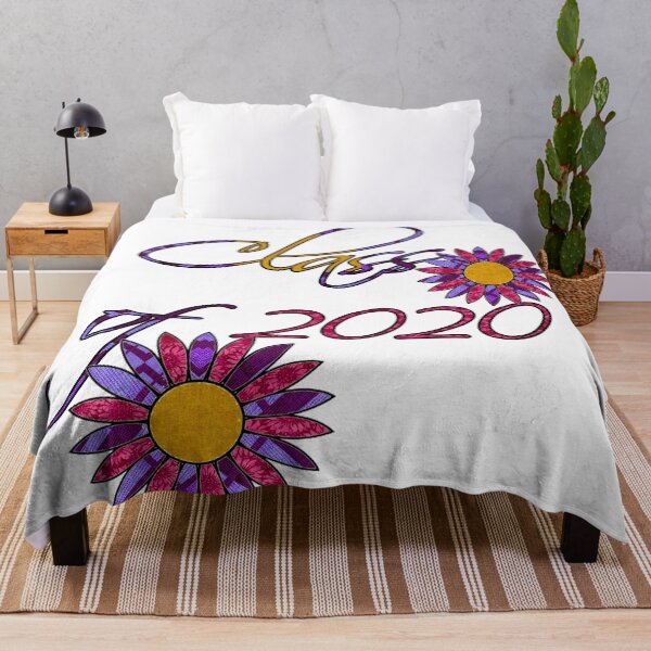 Item preview, Class of 2020 Cursive Letters with flowers designed and sold by artbyomega.
