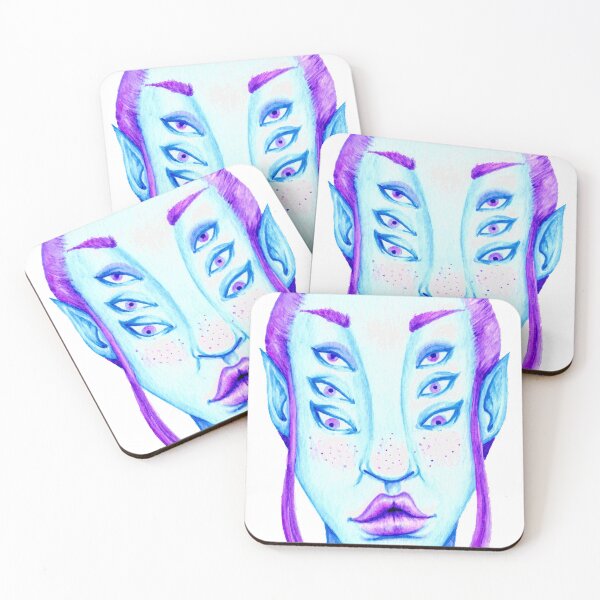 Item preview, Purple Hair, Blue Skin designed and sold by Leanore.