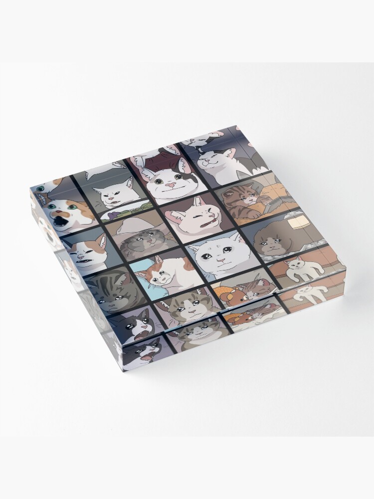Alternate view of Meme Cats 2.0 Acrylic Block