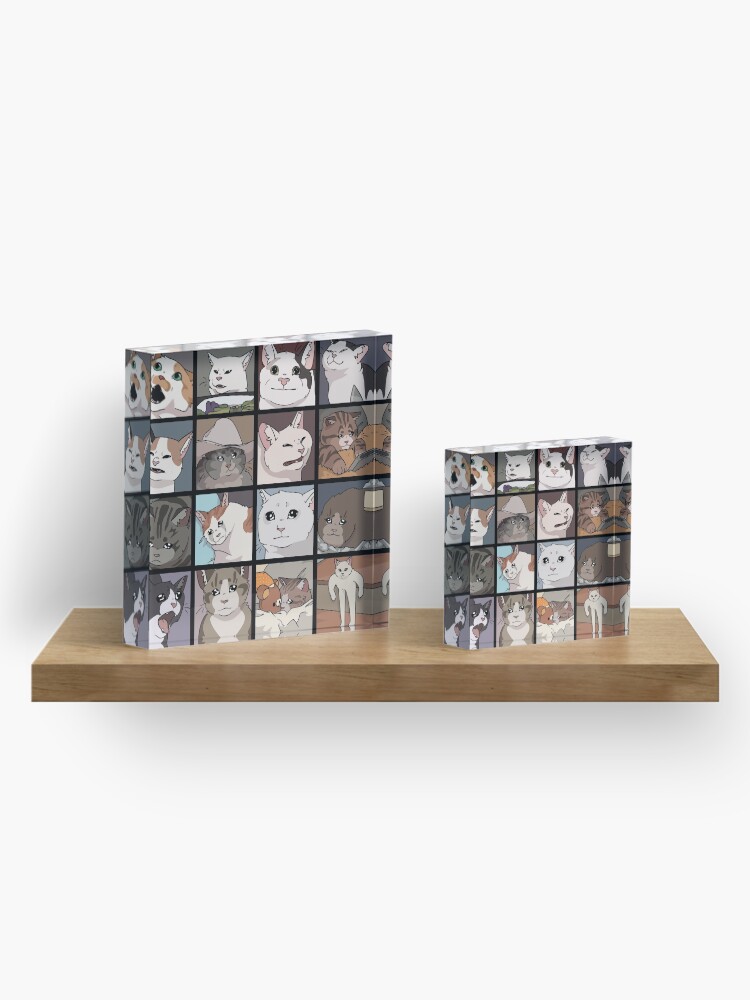 Alternate view of Meme Cats 2.0 Acrylic Block