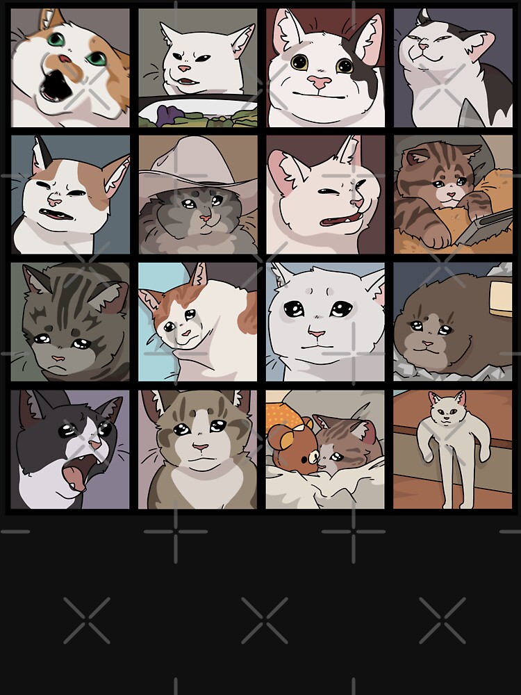 Thumbnail 7 von 7, Classic T-Shirt, Meme Cats 2.0 designt und verkauft von How-Do-U-Art.